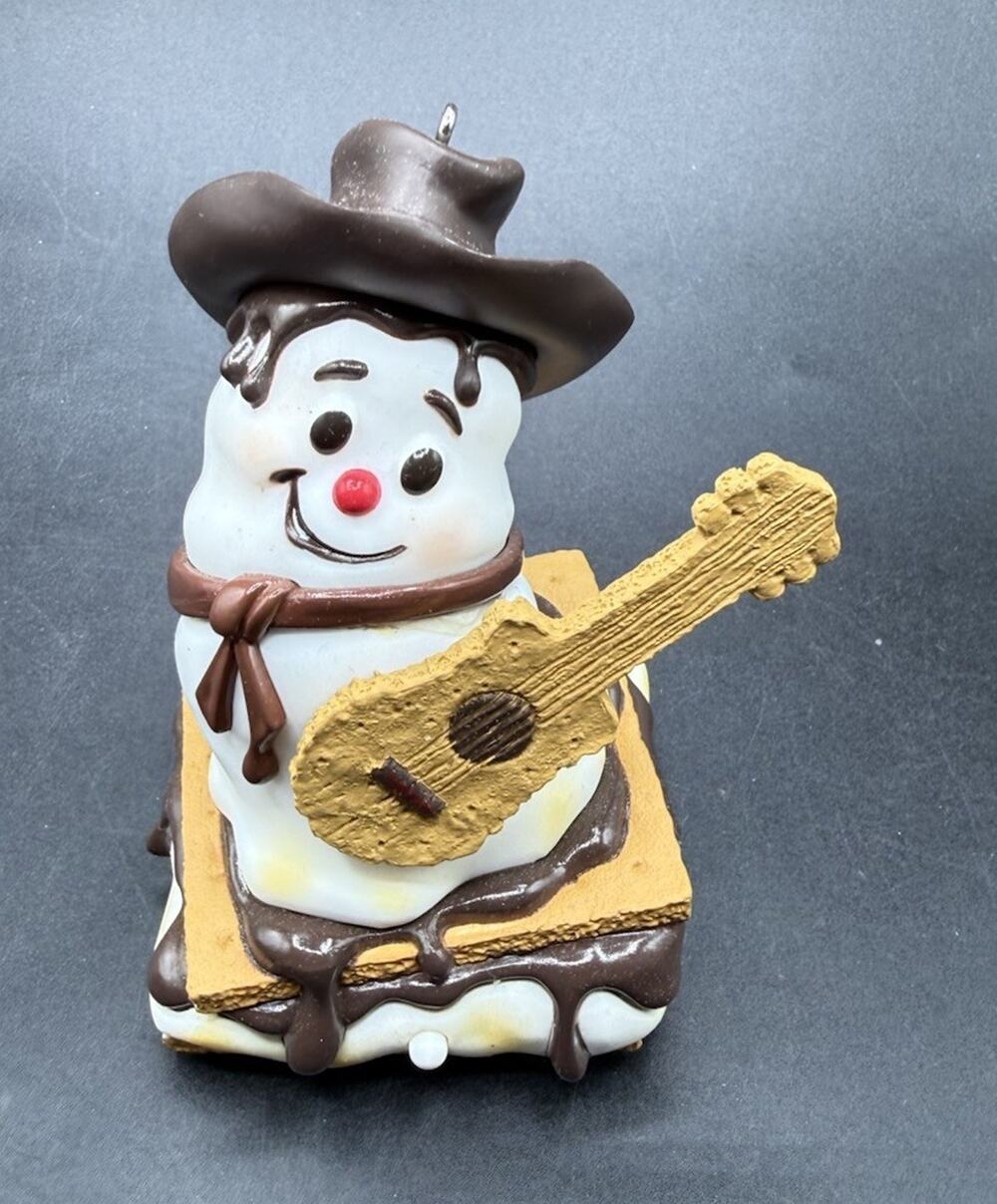HALLMARK I MELT Smores Snowman Magic Sound Rascal Flatts No Box -LO27